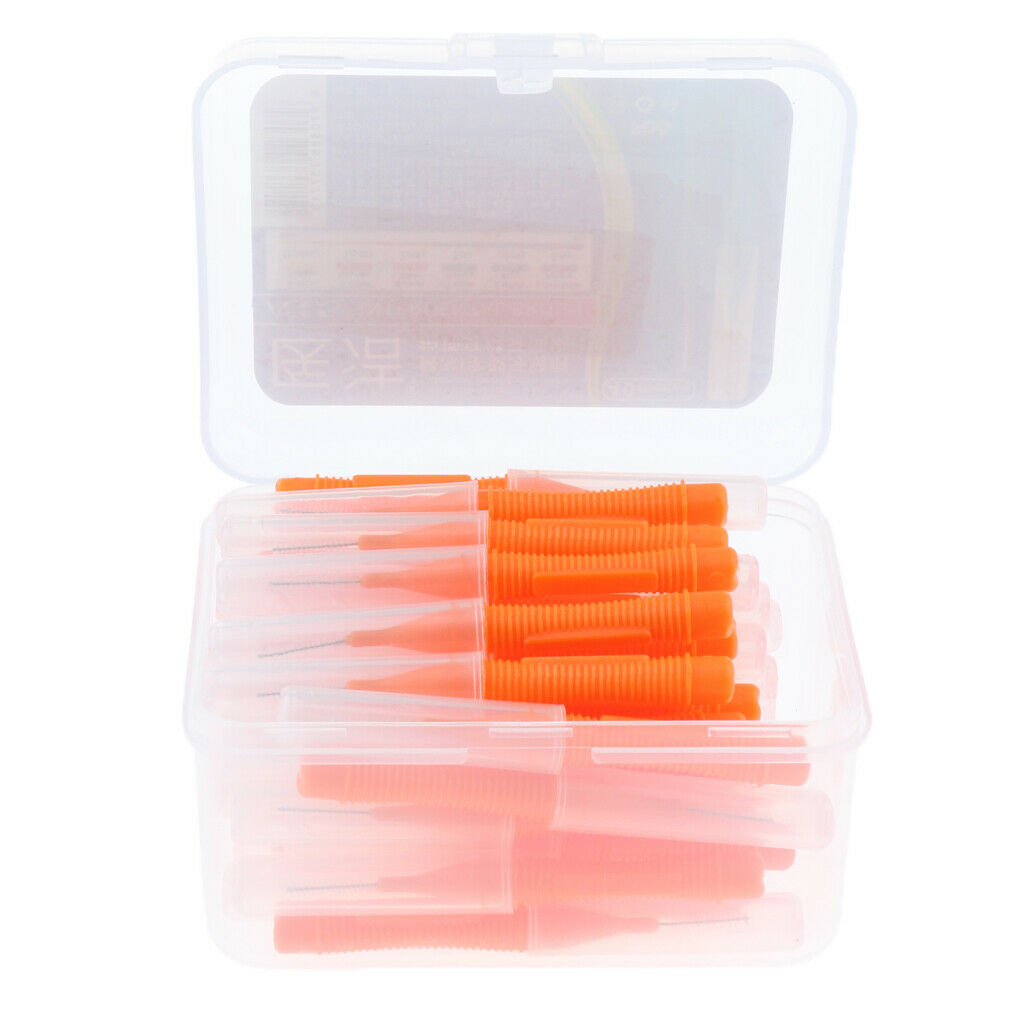 Bulk 80pcs Interdental Brushes Hygiene Tooth Brush Tooth Cleaning Tool
