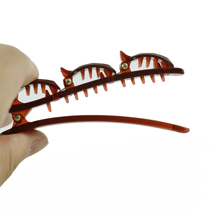 2pcs Double Bangs Hairpin Hair Clips Barrette Comb Sweet Hairstyle Access.l8