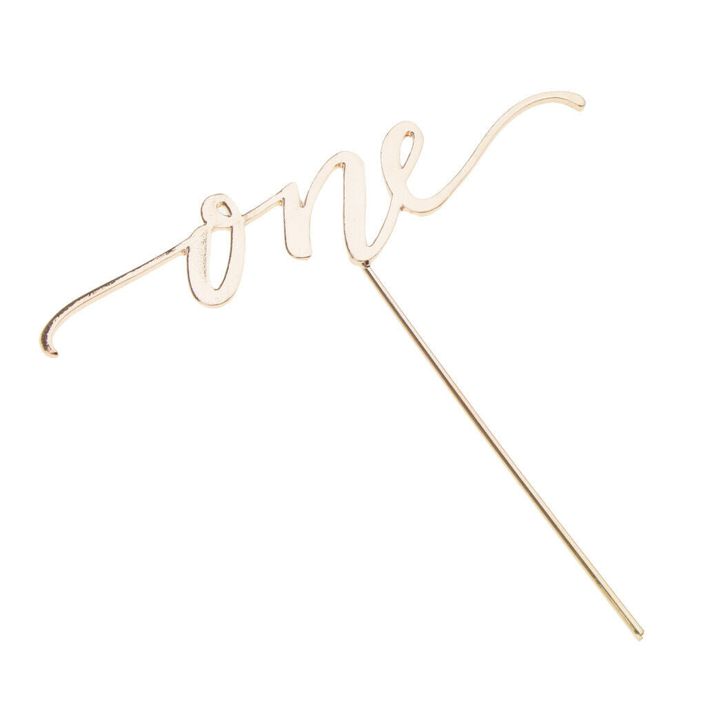Gorgeous ONE Crystal Cake Topper for Kids 1st Birthday