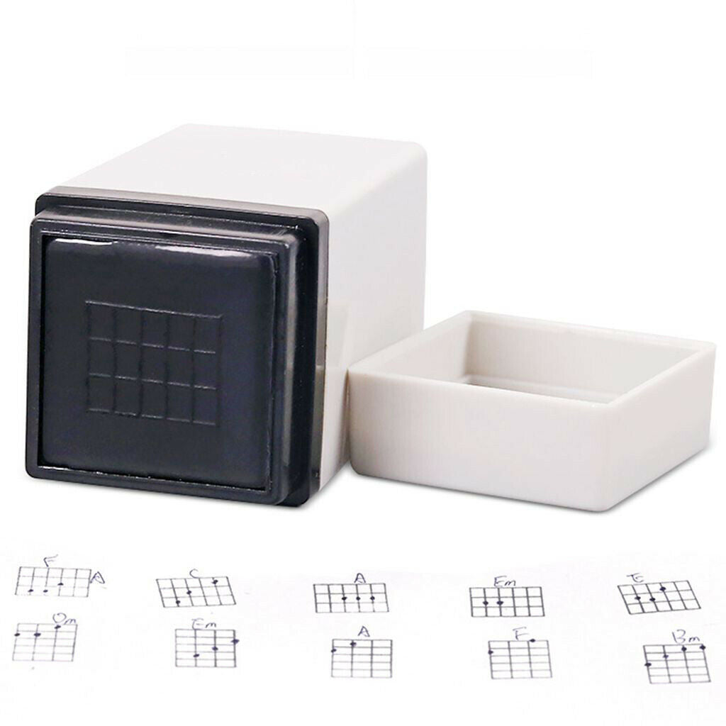 Common Stamp Guitar Common Ukulele 6 Strings 3 Frets Seal Pieces