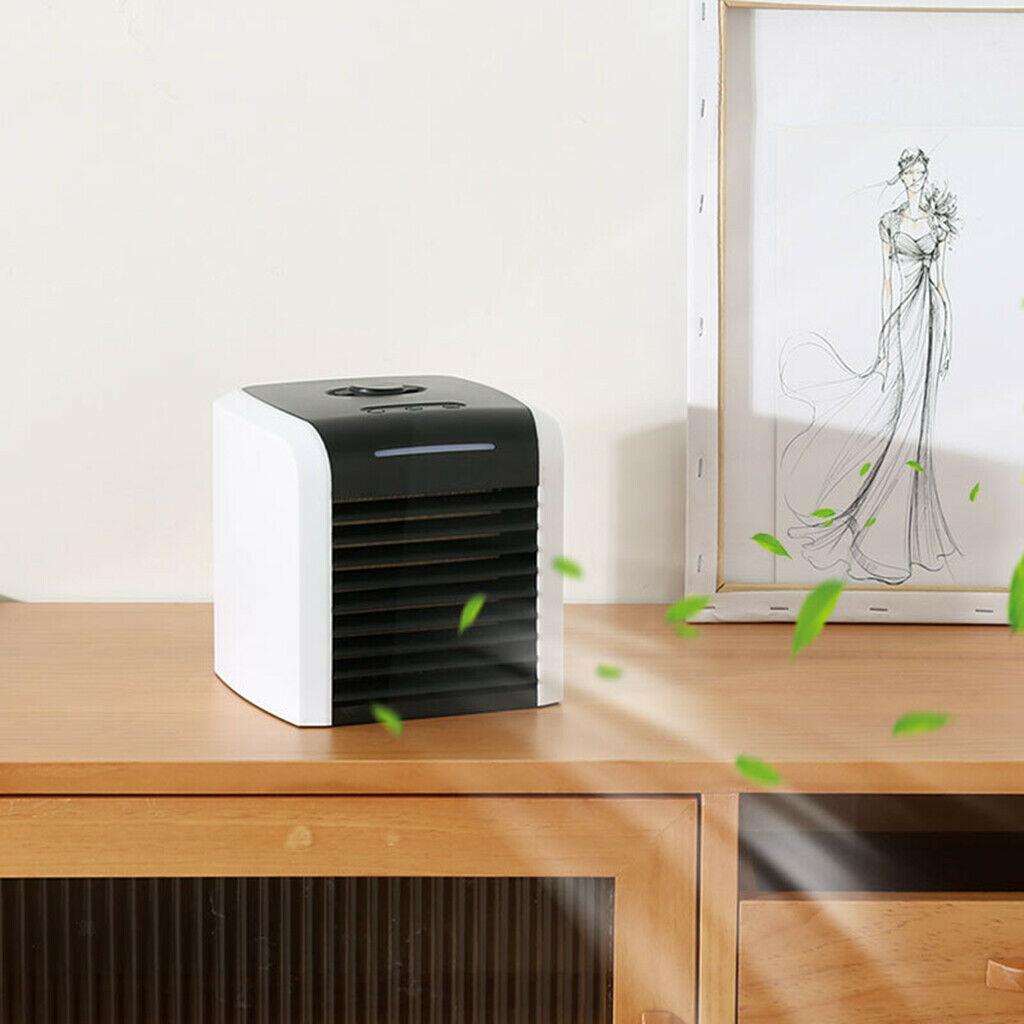 Desk Personal Air Cooler Portable Cooling USB Fan with 3 Adjustable Speeds