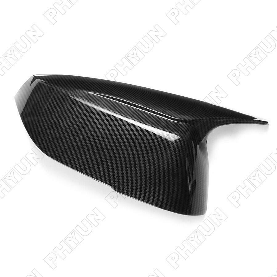 For 2014-2021 INFINITI Q50 Q70 Side Mirror Covers Cap Trim Carbon Fiber Style