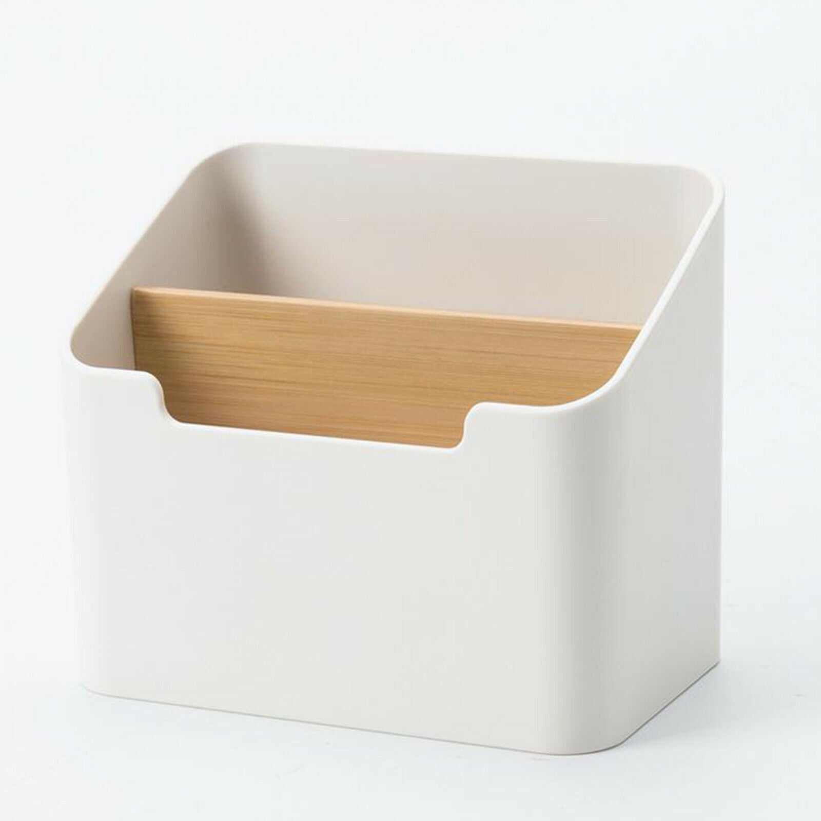 Plastic Desk Organizer Desktop Supply Pen Holder Small Storage Box Table