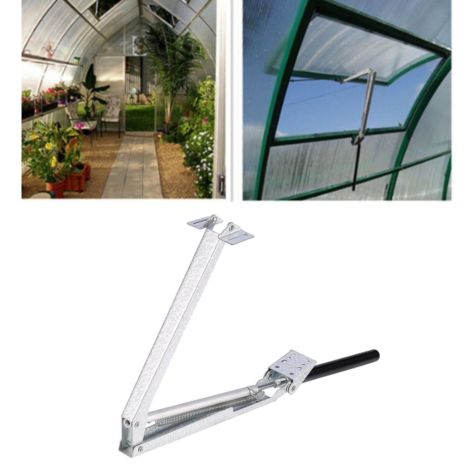 Solar Heat Sensitive Automatic Greenhouse Window with