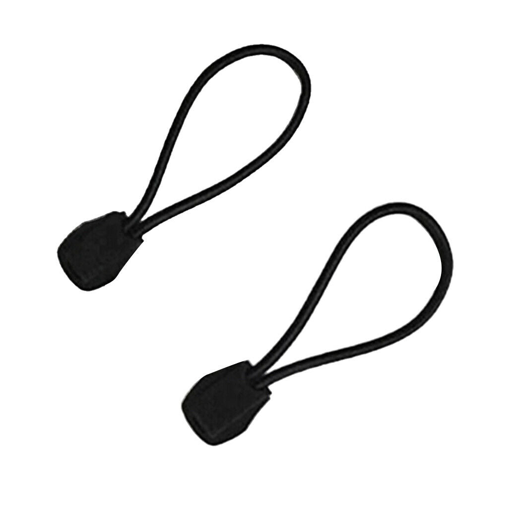 2Pcs Ball Bungee Cord Tarp Tie Down Strap Black Diving Snorkel Fixing Rope