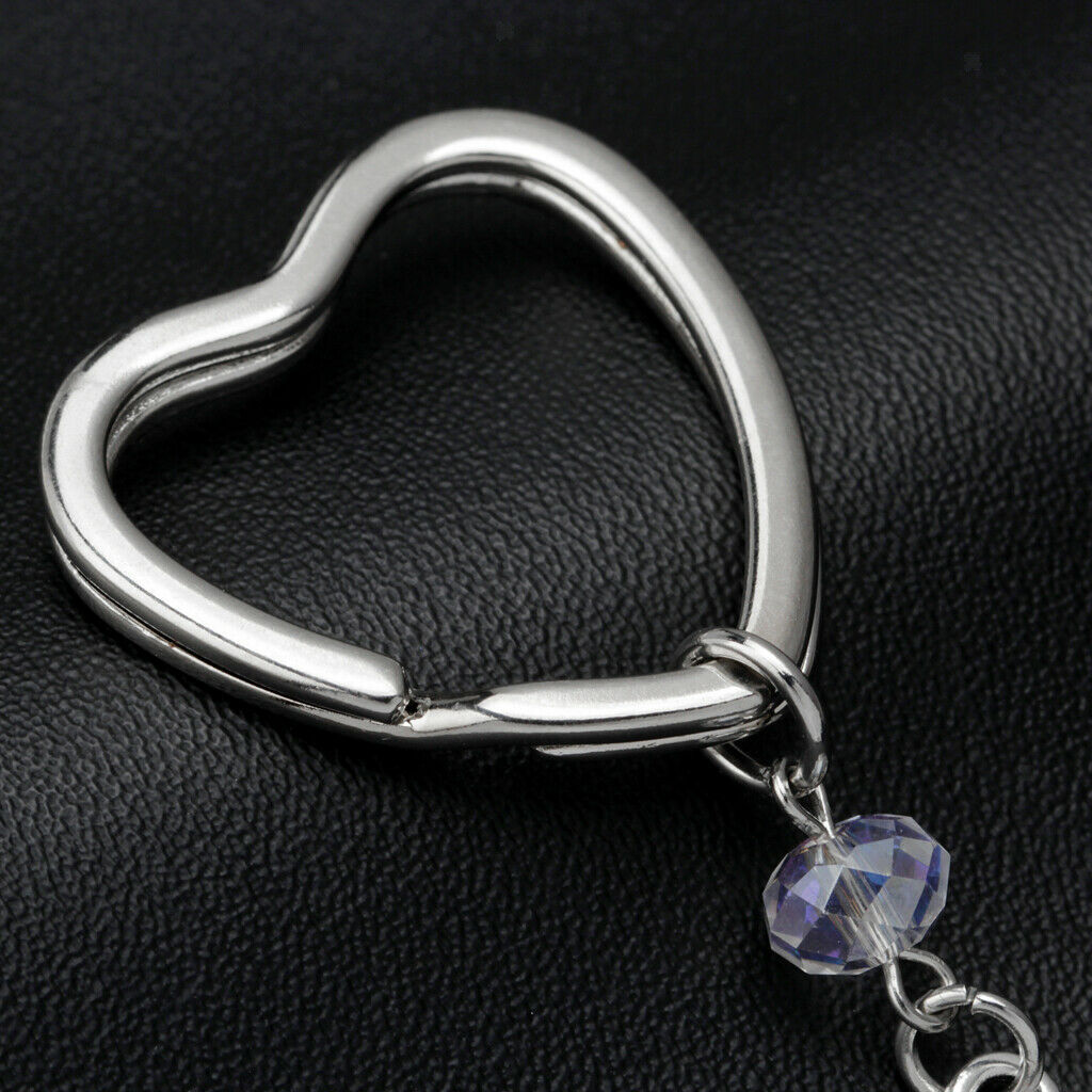 Love Lettering Heart Shaped Key Ring Chain