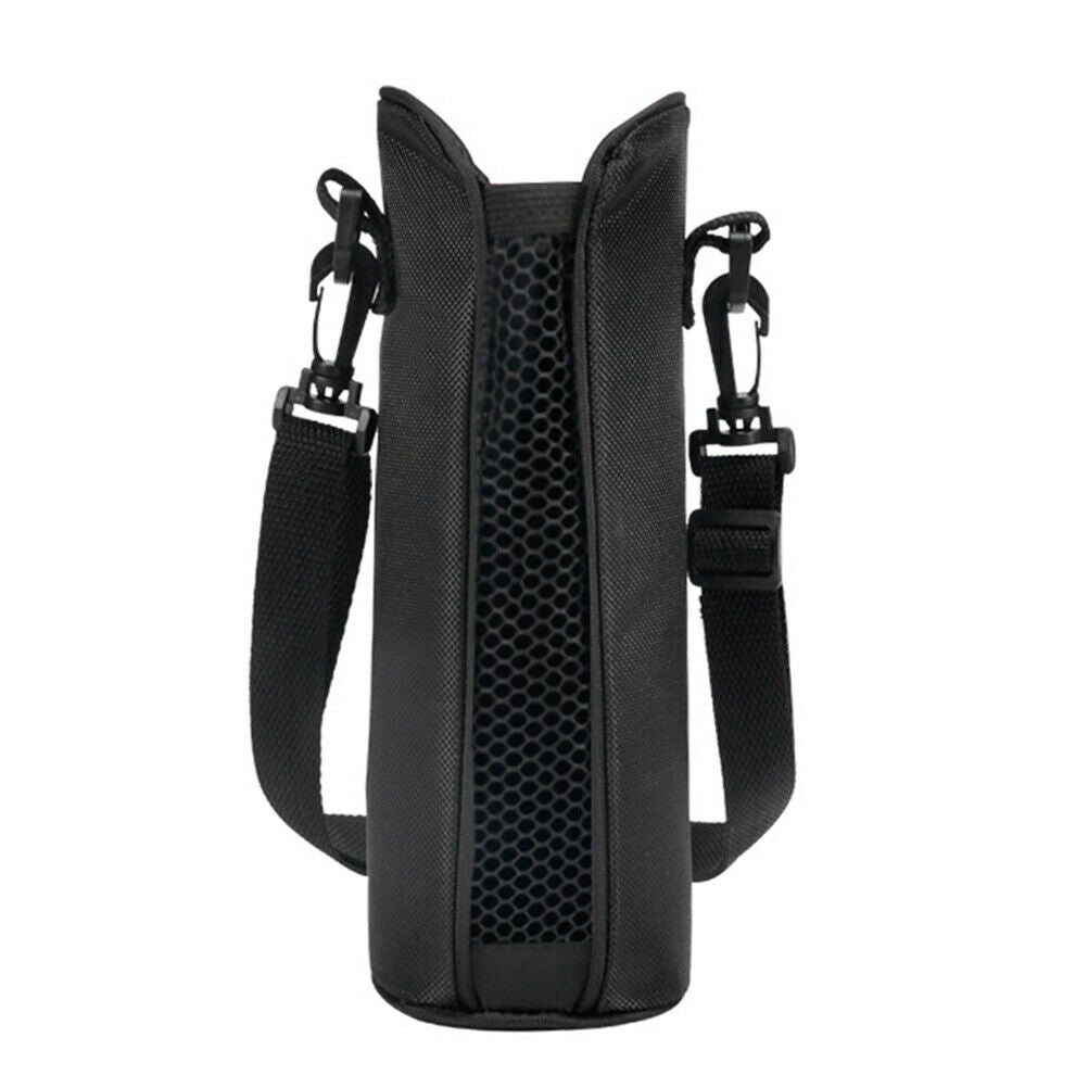 Portable Water Bottle Carrier Outdoor Bag with Detachable Shoulder Strap