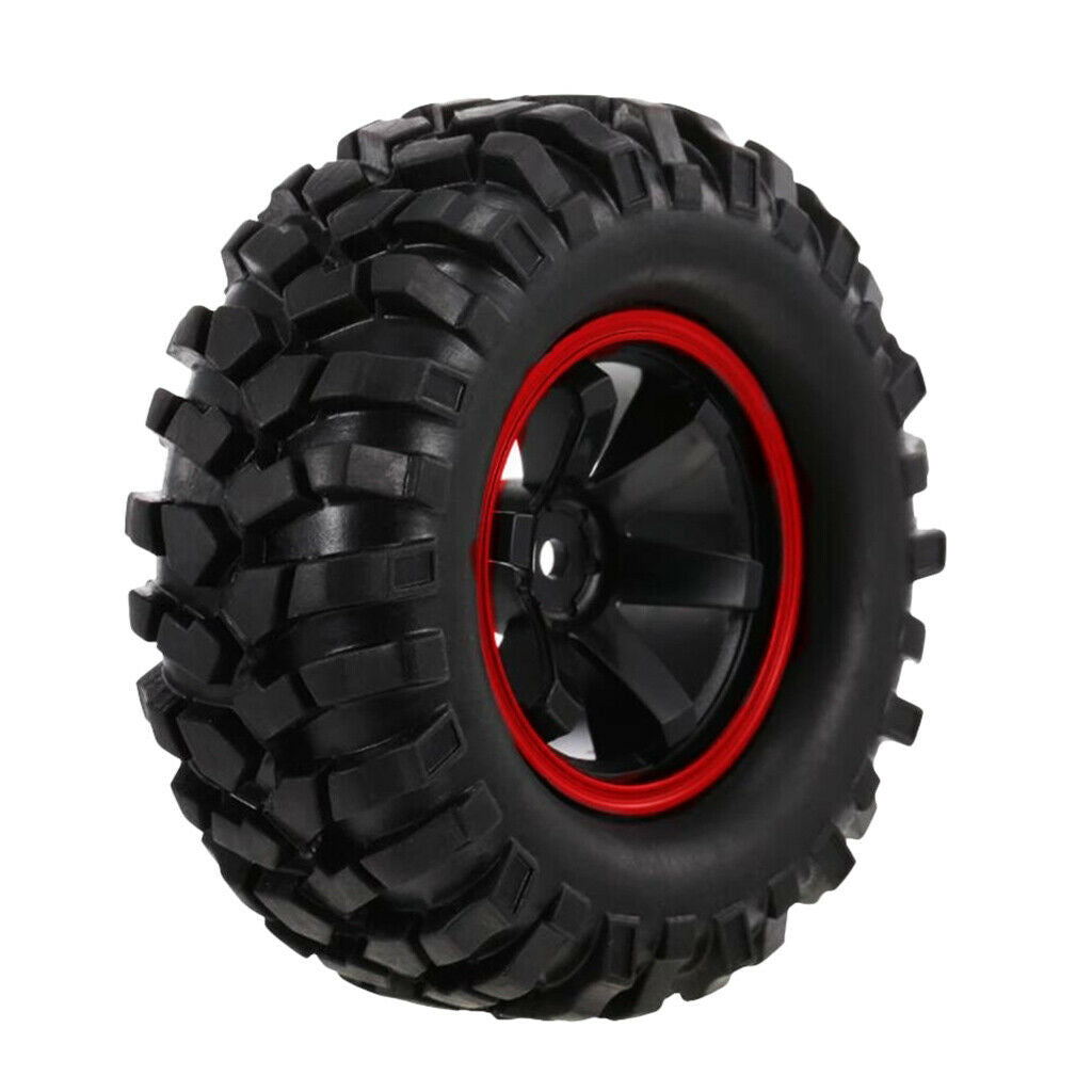 96mm Rubber Tires 1.9 "Tires Wheels for 1/10 RC Rock Crawler Buggy