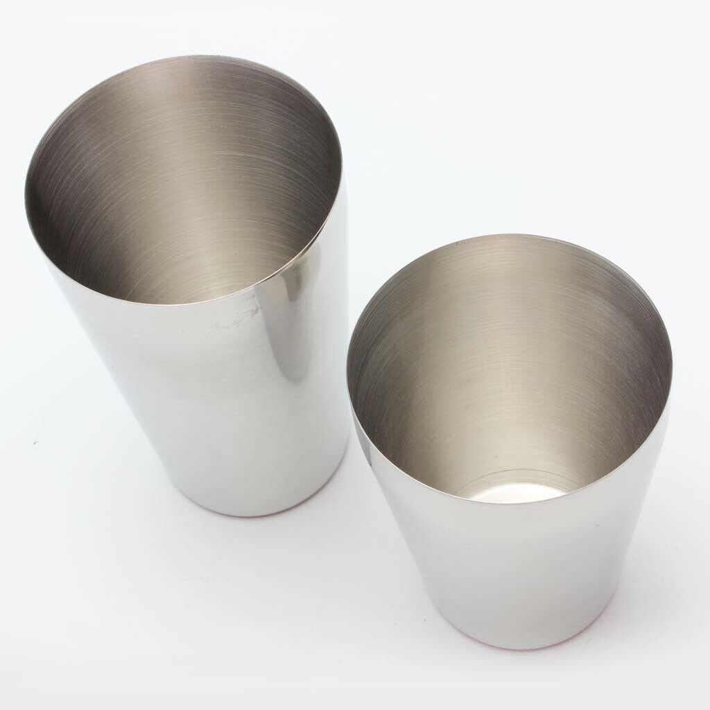 Martini BAR COCKTAIL SHAKER Stainless Steel Boston Mixing Tin Set 800 &
