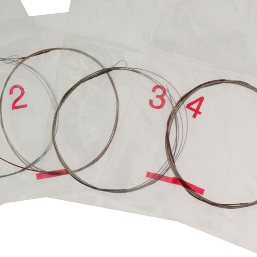 Finest DIY set of 4 alloy pipa Chinese lute interchangeable strings