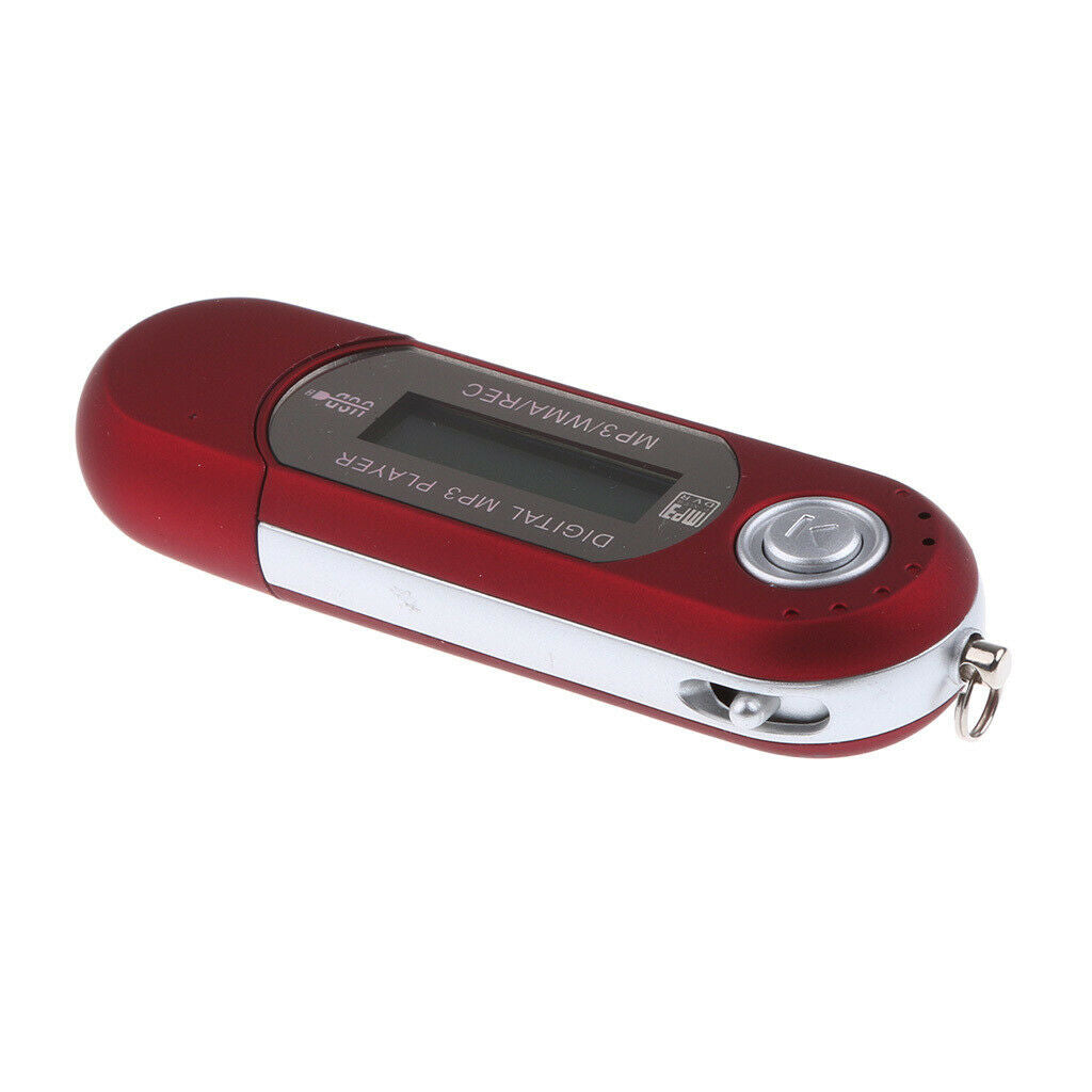 2pcs 4GB LCD USB Port Mp3 Player Music Audio Media Player with FM Radio