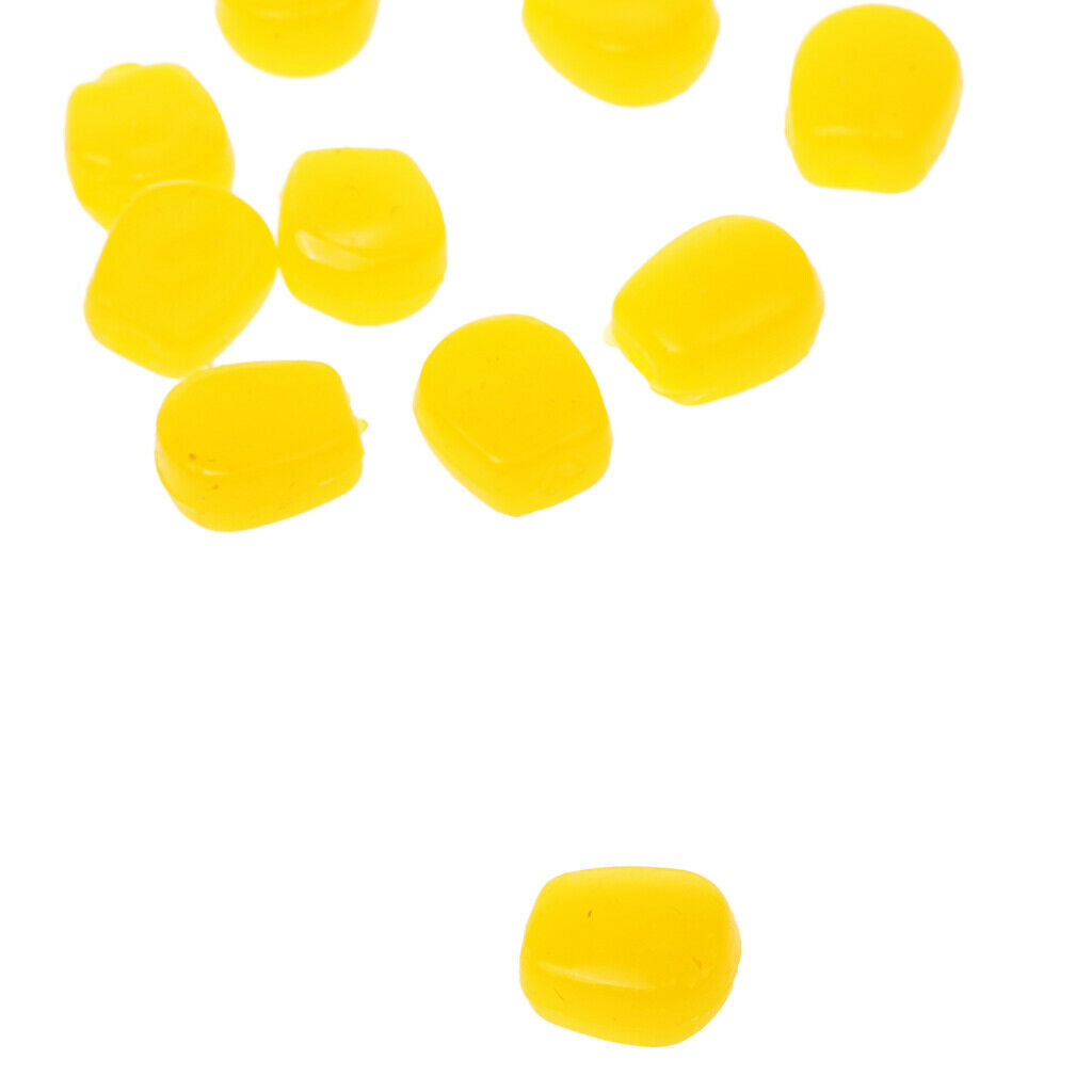 10pcs Fishing Lure Bait Soft Simulation Corn Yellow Corn Smell Sweet Taste