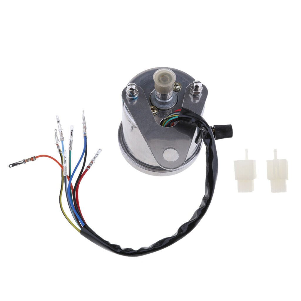 60mm Motorbike Universal LED Speedometer Gauge with Four Indicator Functions