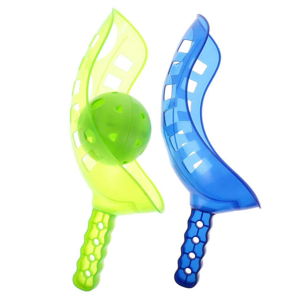 2 Set Garden Beach Toss Throw Catch Scoops Ball Shoot Toys Set Party Family