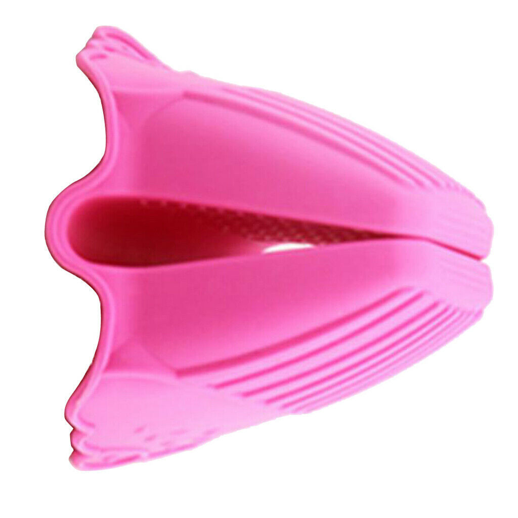 Silicone Hot Pot Holder Oven Grip Pinch Mitts Finger Tab Protector Potholder