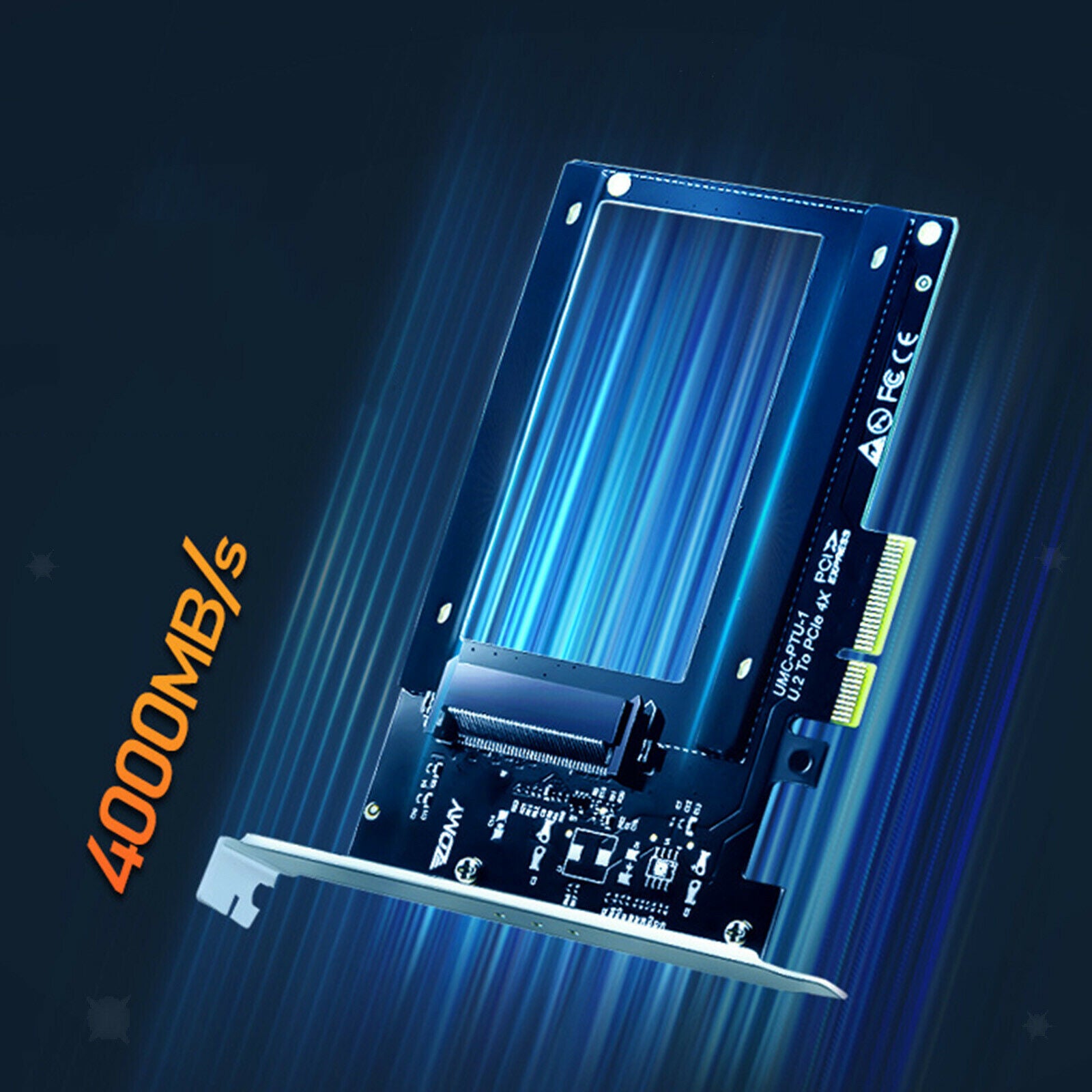 Mini U.2 to PCIe Adapter Expansioncard for 2.5" SSD Drive Converter Adapter