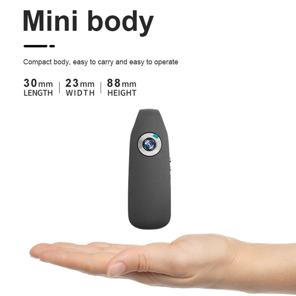 Body Camera 1080P Police Video Recorder Wearable Portable Security Cam Webcam