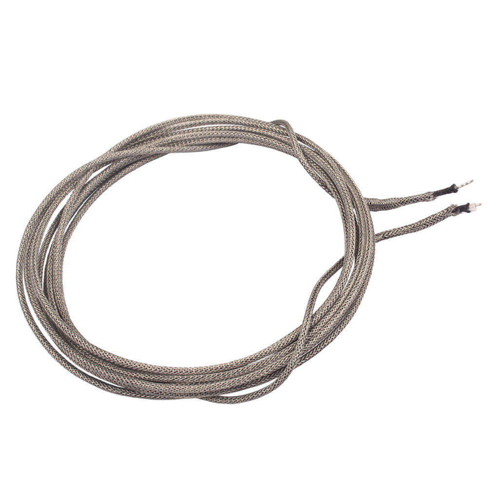 2Pc Guitar Wire Single Core Braided Shielded 22 Awg 300cm for Pickups & Pots