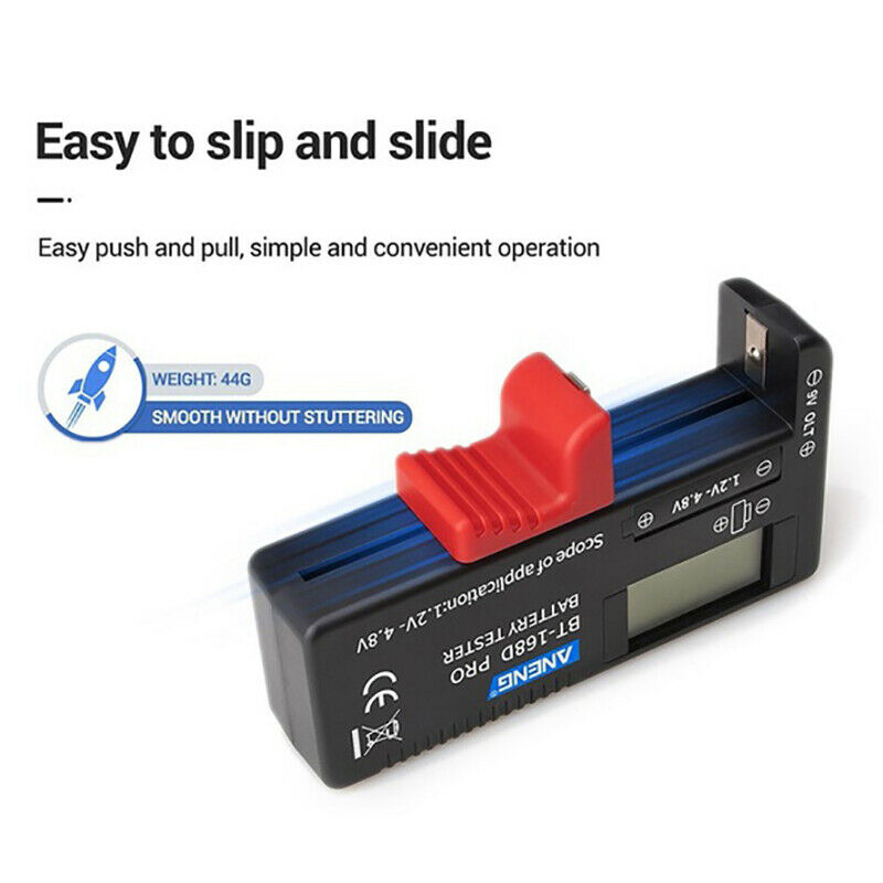 Digital Battery Capacity Volt Tester Check Battery Voltage Current Meter Tes C!