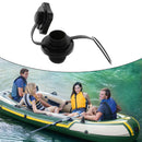 Plastic Air Valve Caps Screw Type for Inflatable Boat Mattress Airbed, Black