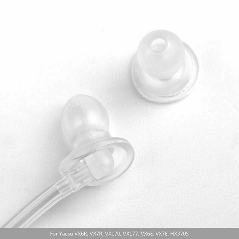 3.5mm Air Tube Earpiece PTT Mic Headset For Yaesu VX6R VX7R VX170 VX177 VX6E