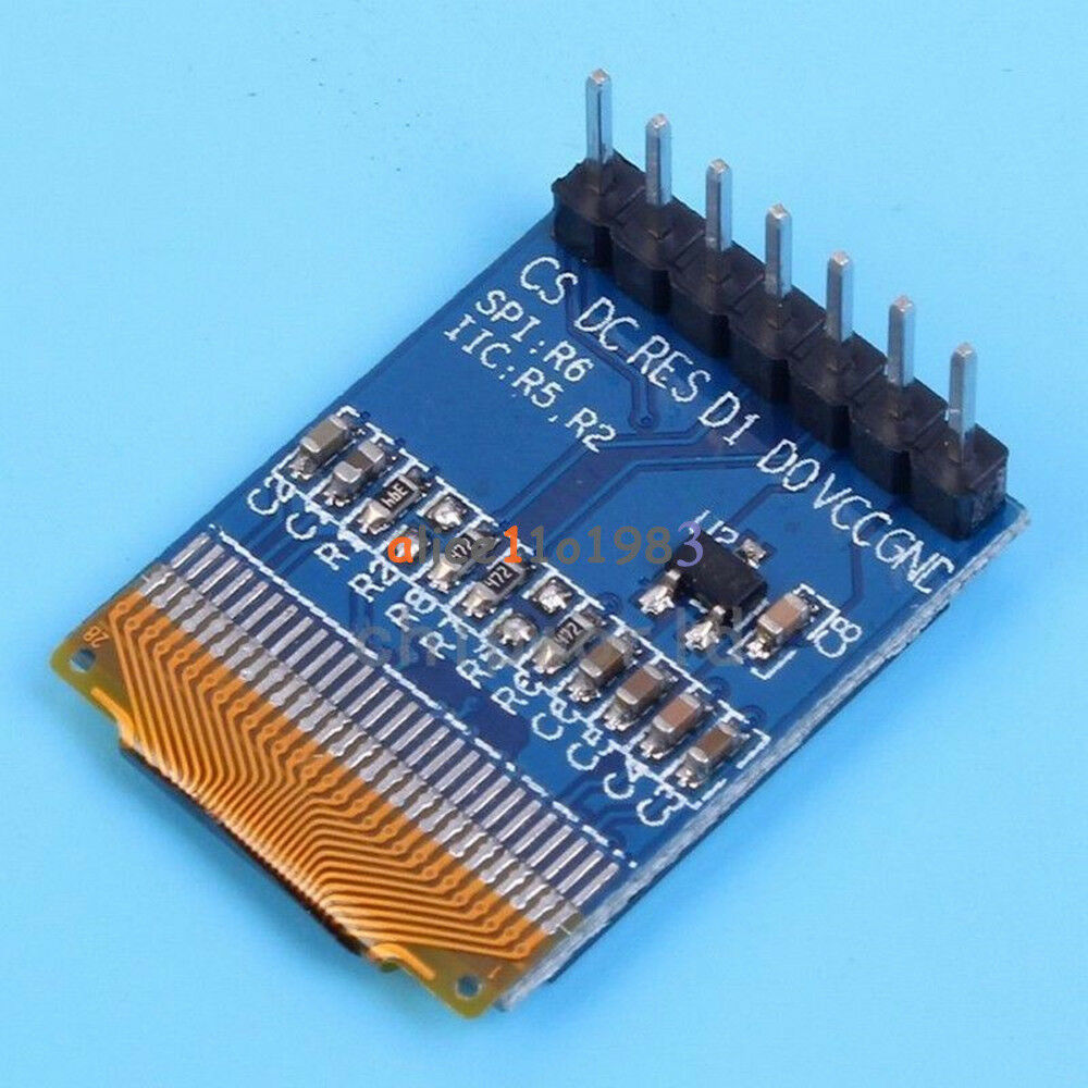 0.66″ OLED Display Module 7pin 64x48 Screen SPI I2C 3.3-5V for Arduino AVR STM32