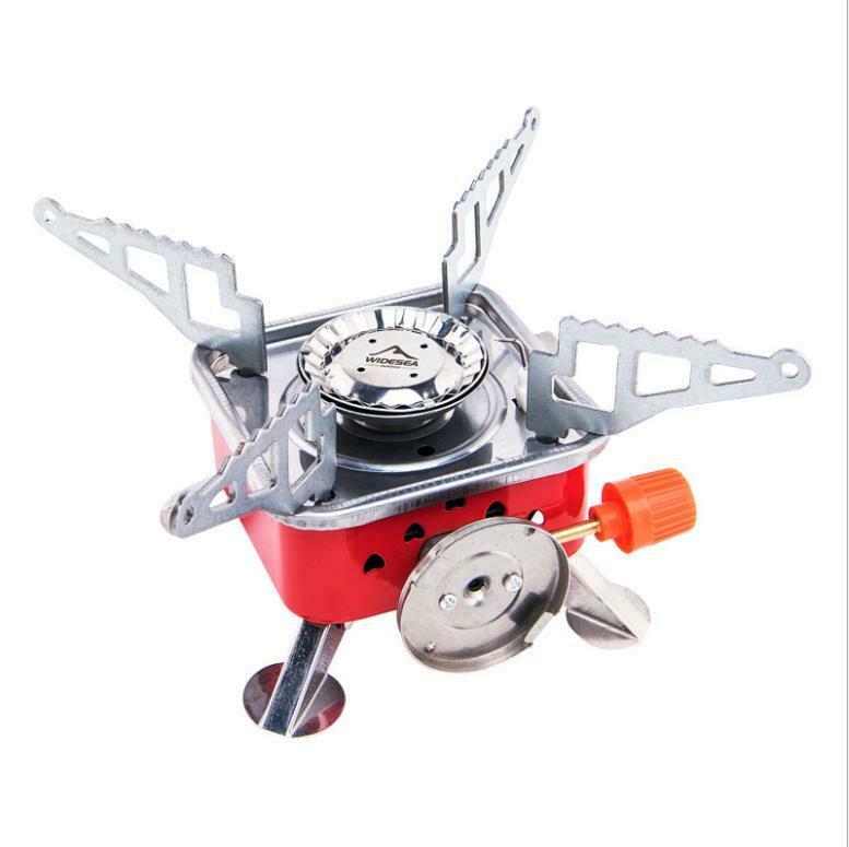 Outdoor Camping Gas Stove Portable Burner Picnic Foldable w/ Piezo Ignition4000W