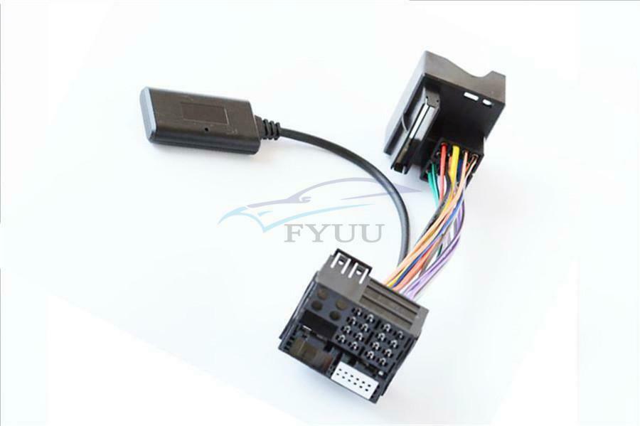 1PCS 12-pin Car Bluetooth Audio AUX Cable Adapter For BMW E60 E63 E64 E61 E62 CD