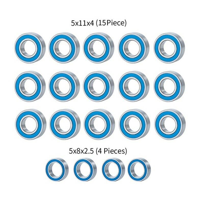 19 Pcs Complete Bea Kit for Traxxas Slash Stampede Rustler Bandit 2WD 1/10 RC G9
