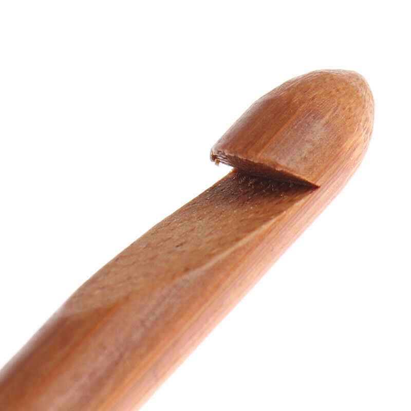 12pcs Bamboo Crochet Hook Set DIY Knitting Needles Household Knitting Too.l8