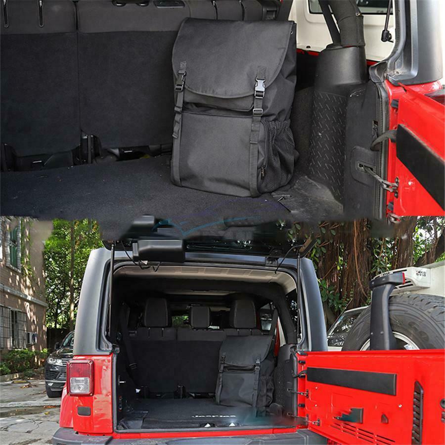 1PCS Car Spare Tire Multifunctional Storage Bag Black For Wrangler JK TJ JL
