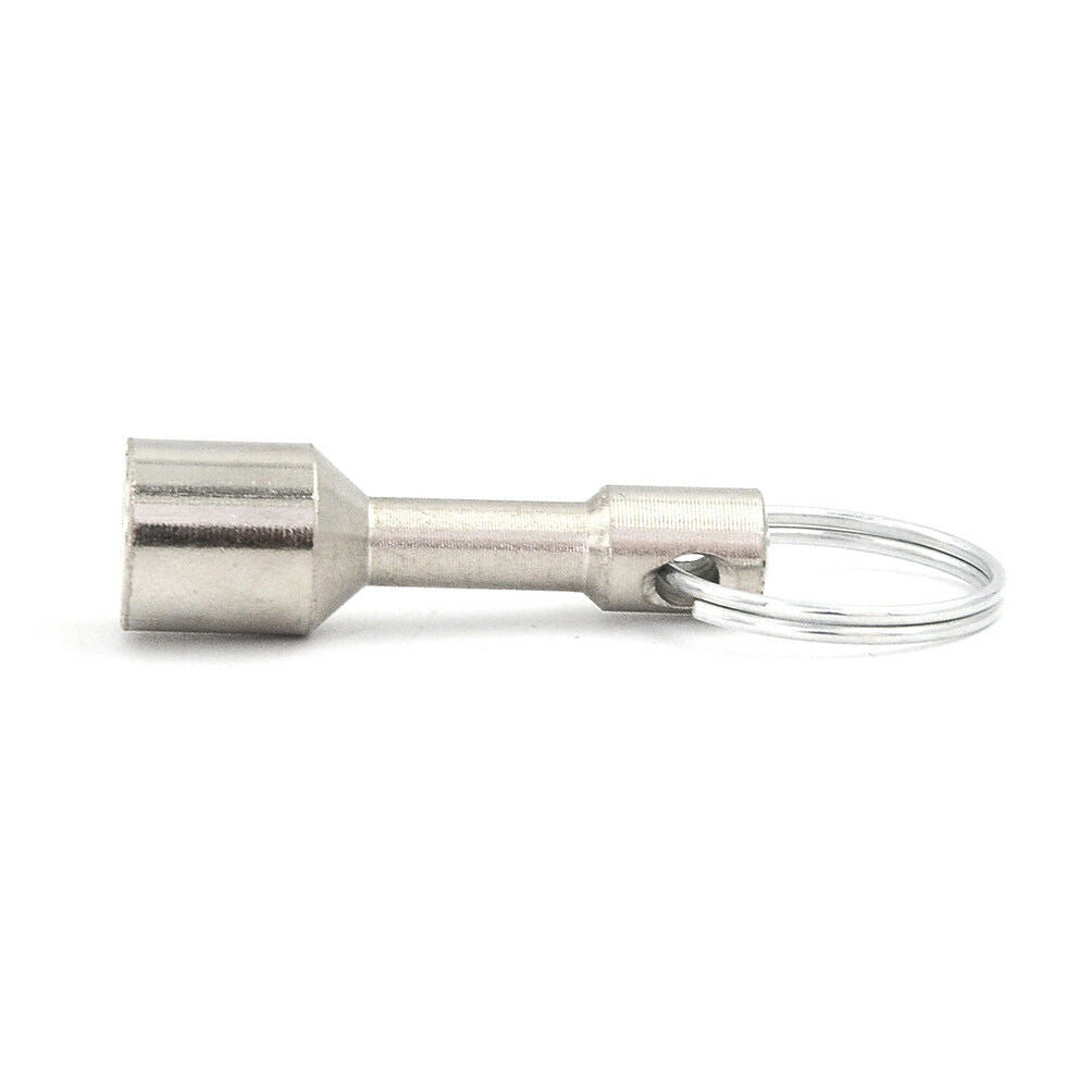 Super strong metal neodymium magnet keychain split ring pocket keyring hold WF