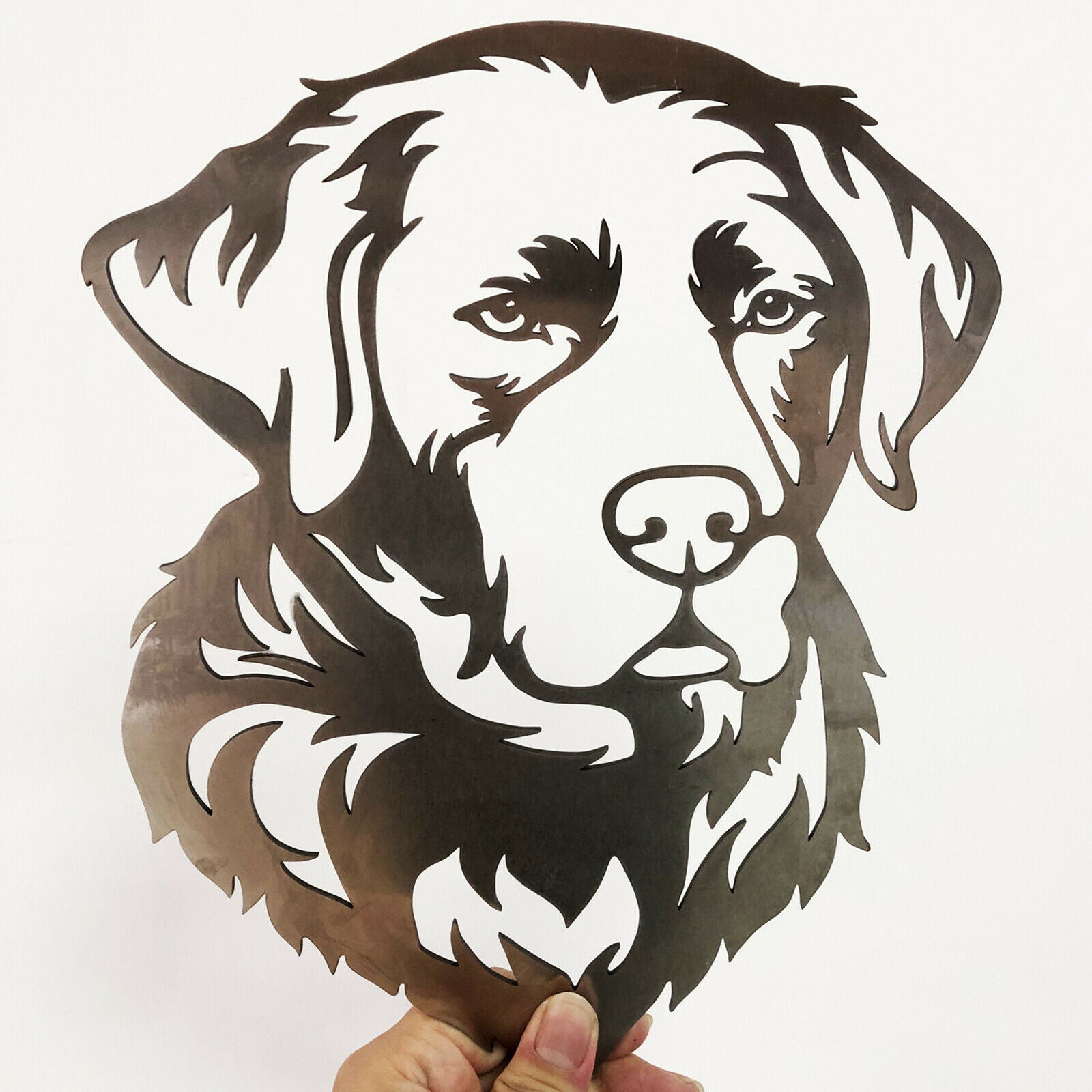 Silhouette Garden Dog Animal Yard Decor Ornaments for Fence Decor Outside