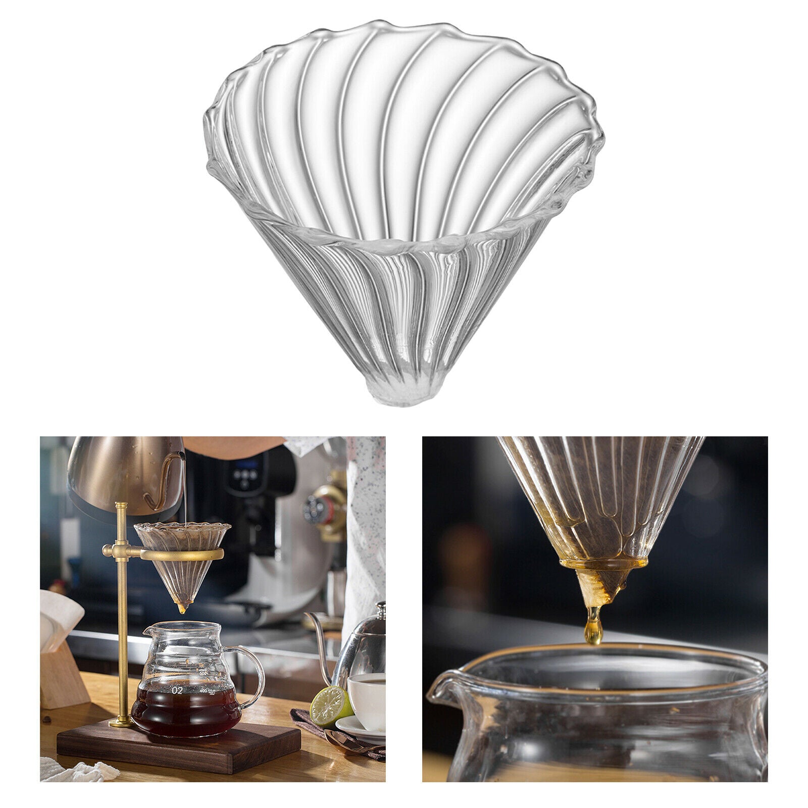 Coffee Filter Cup Restaurants Manual Strong Flavor Brewer Easy to Clean