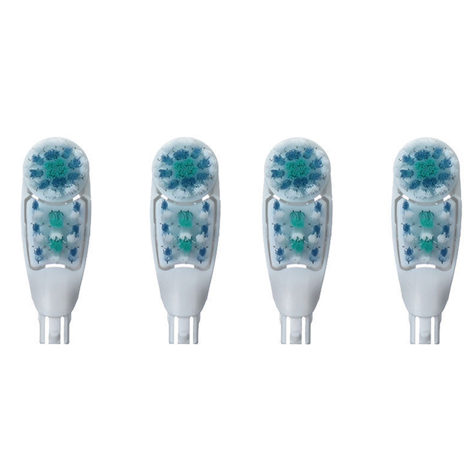 4PCS Replacement Toothbrush Head Cross Action Power Brush Dual Clean For Oral-B
