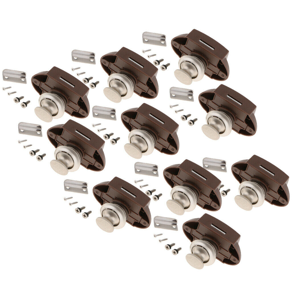 10 piece RV Paddle Door Lock Latch for storage Knob Deadbolt Camper Trailer