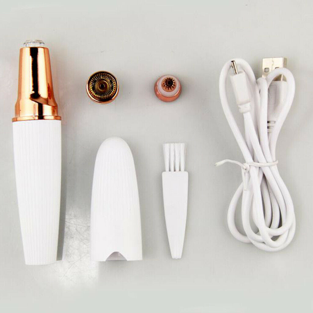 Eyebrow Trimmer Facial Hair Remover No Pulling Sensation Painless Chin Neck