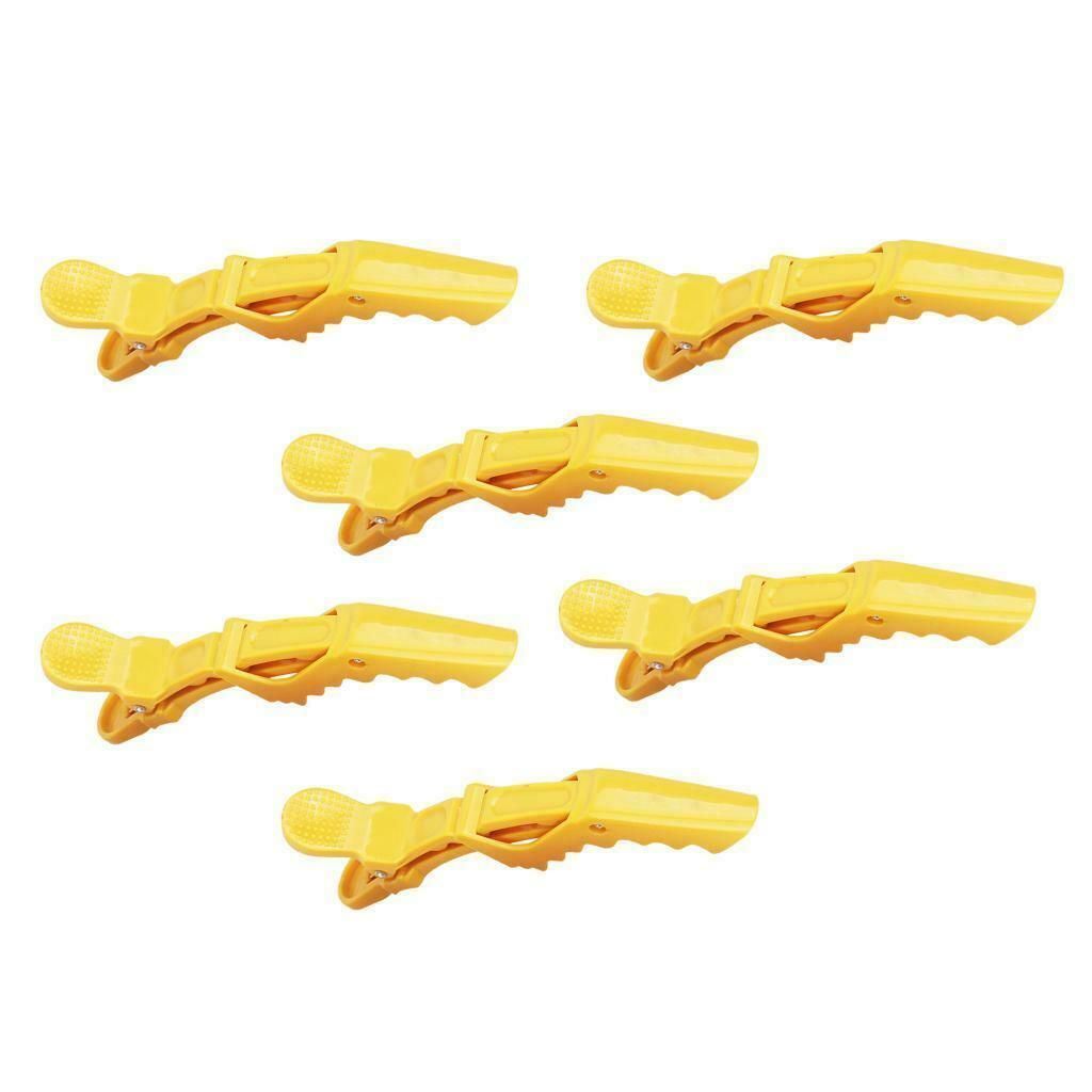 6Pc Styling Clips Thick Hair Hair Styling Curling Cutting Alligator Clips