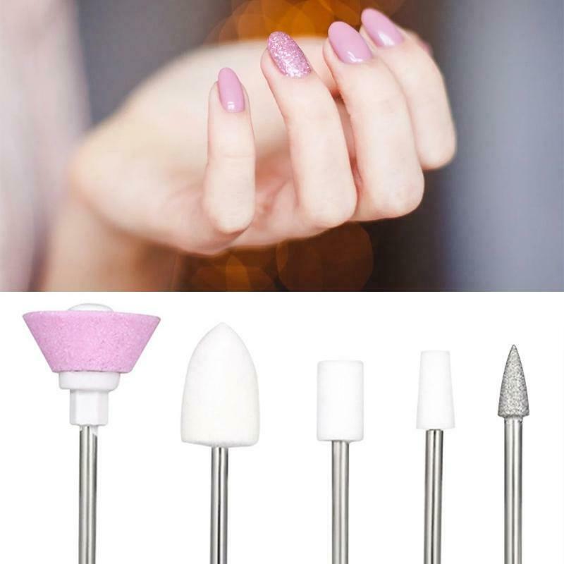 Electric Manicure Head Replacement Device Nail Cuticle Files Tools Pedicure