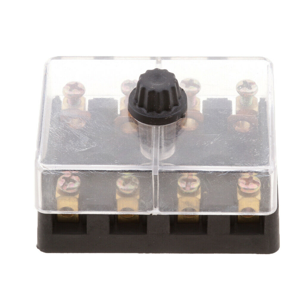 4 Way Universal Truck Circuit GBC Fuse Box Screw Block Holder
