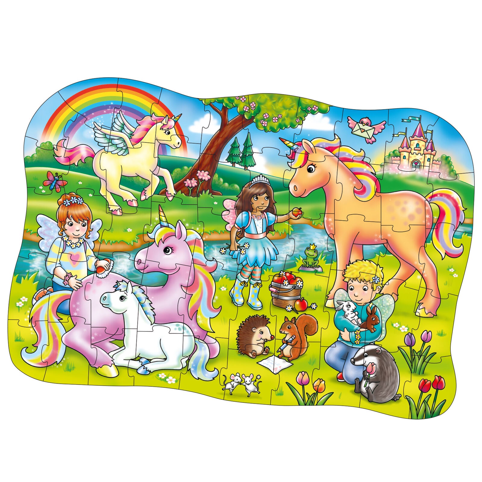Orchard Toys 291 Unicorn Friends Jigsaw Puzzle 50 Pieces Children Girls Age 4+