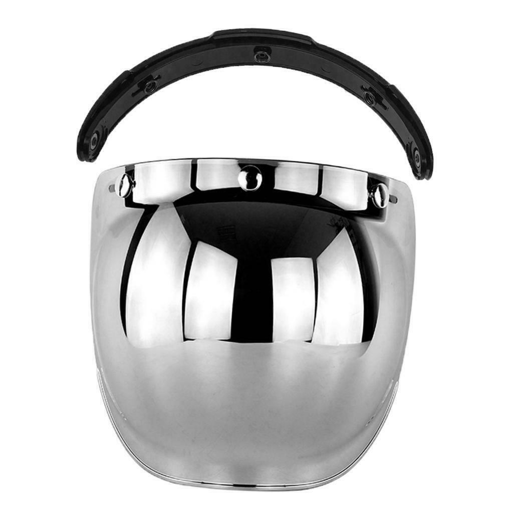 Unisex PC Motorcycle Bubble Visor Windshield Waterproof UV400 Protection