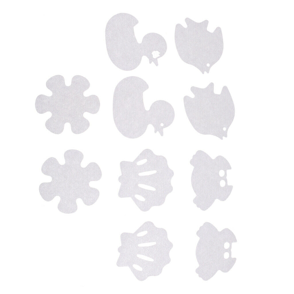 Bath Tub Non-slip Appliques Cartoon Decals Treads Anti Skid Shower Stickers