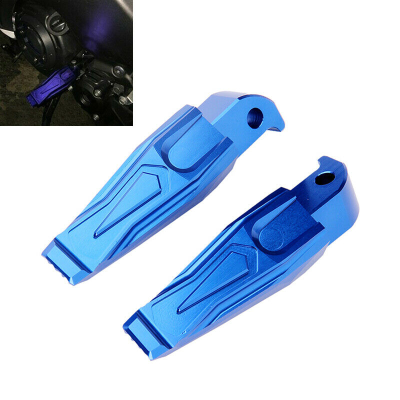 Blue Motorcycle Rear Foot Pegs Passenger Foot Pedal Fit Yamaha T-MAX 530 12-19