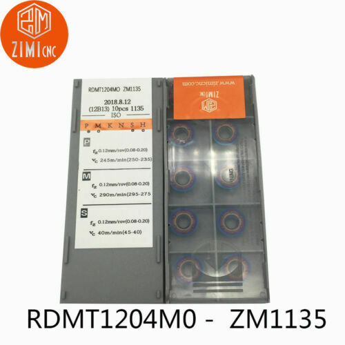RDMT1204MO RPMT1204 R6 Indexable CNC Carbide Milling insert For RPMW RPMT holder