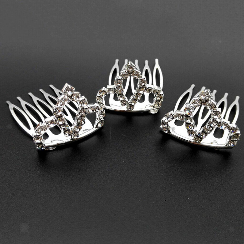 10pcs Hair Clip Hair Comb Pin Barrette Wedding Veil Wire Metal Comb Hair DIY