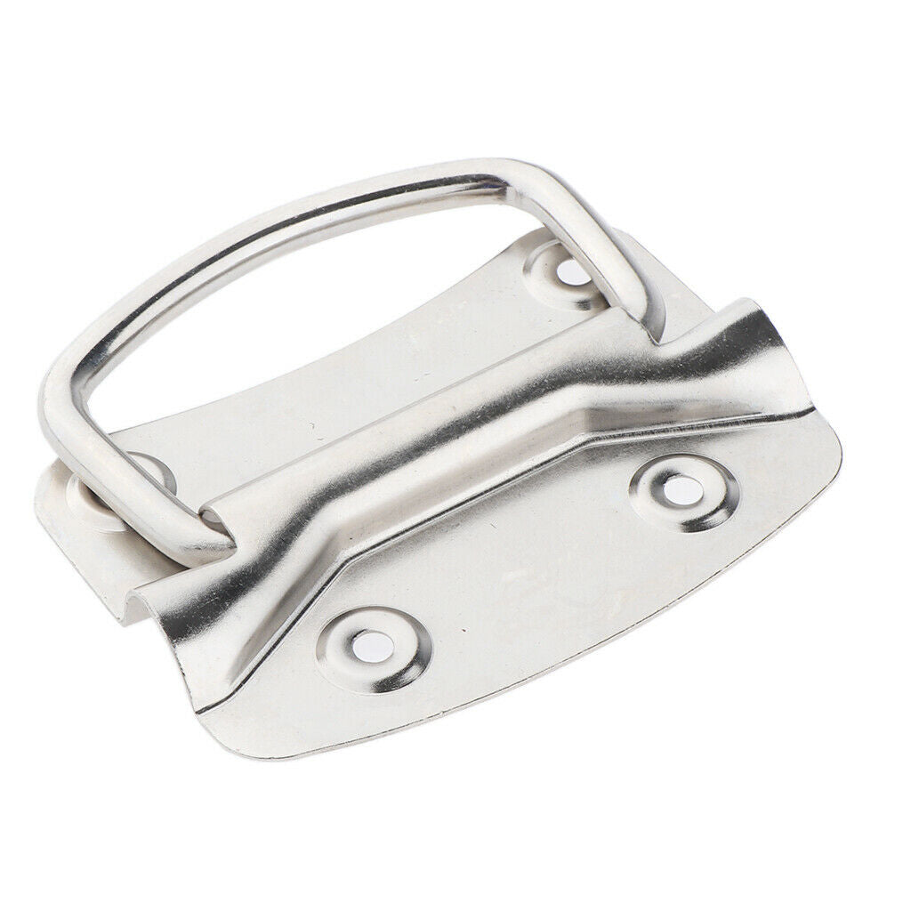 Stainless Steel Flush Lift Ring / Hatch Pull Long Handle 100mm x 73mm