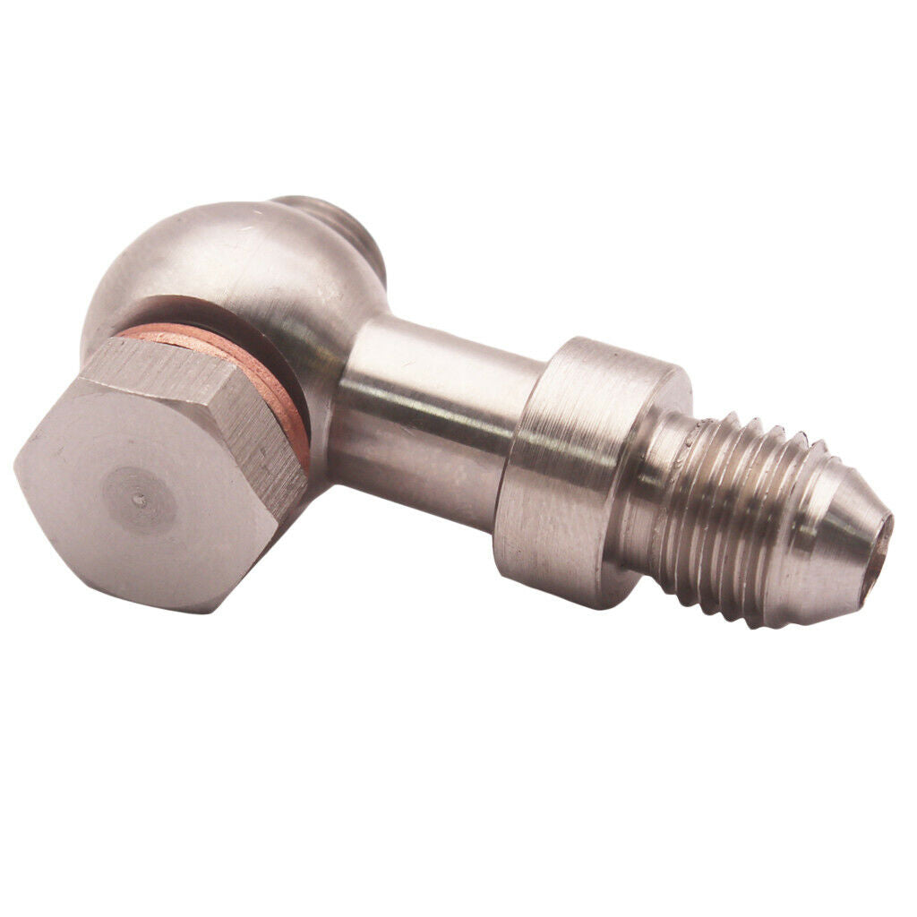 3 Set M10x1.0 4AN Turbo Aluminium Oil Banjo Bolt Fitting 1.5mm Restrictor
