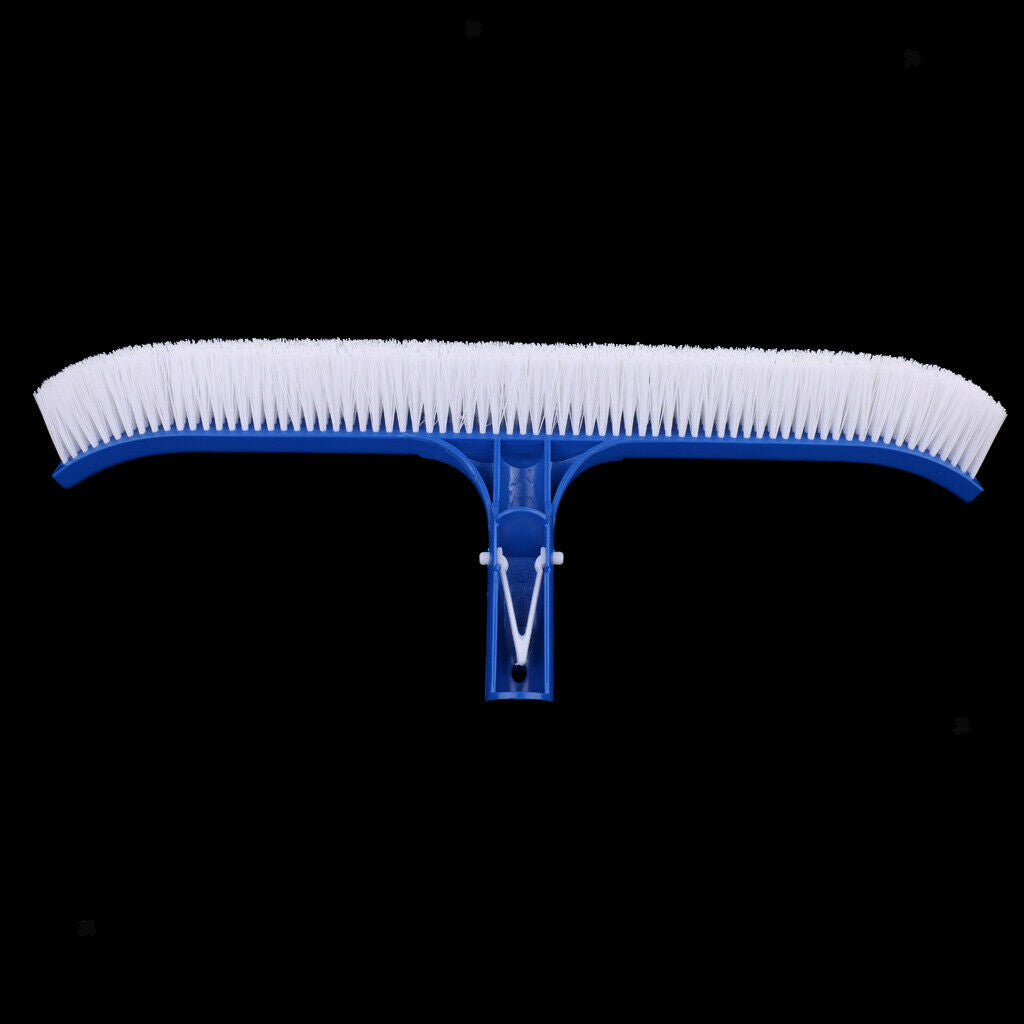 ABS Plastic Swimming Pool Spa Cleaning Brush Broom Two Piece Telescopic Pole