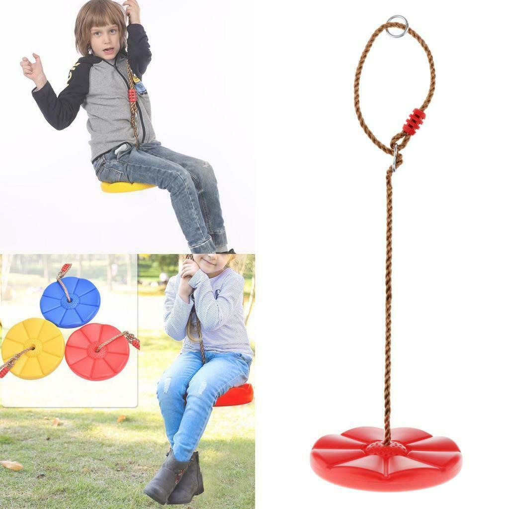 Plastic Children Monkey Swing Seat Indoor Garden Accessories Bearing 150kg - red
